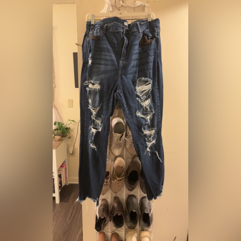 Distressed Blue Women's Ms Cello jeans size 20